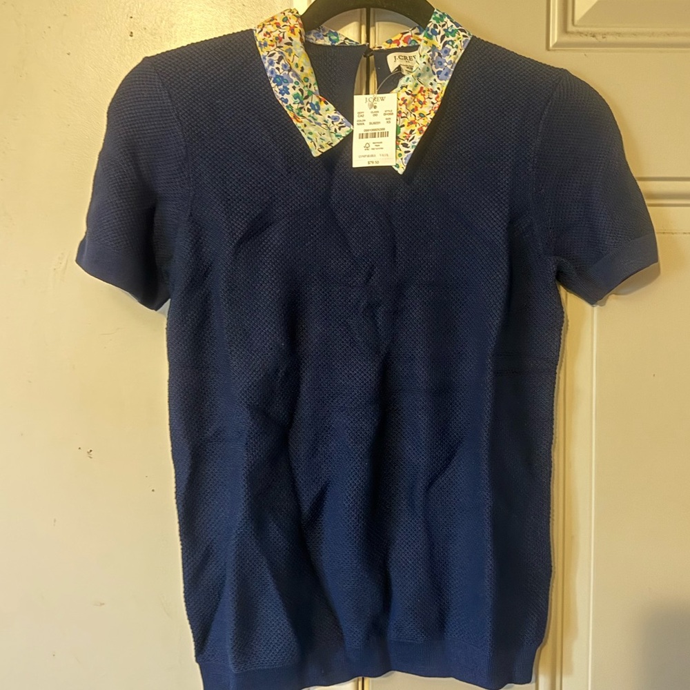 J. Crew Peter Pan Top